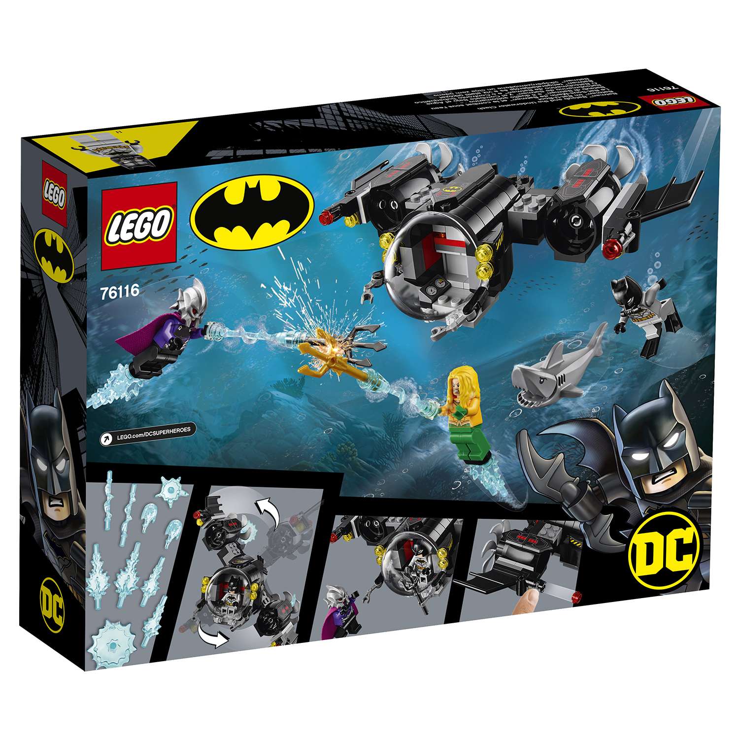 Конструктор LEGO Super Heroes Подводный бой Бэтмена 76116 - фото 3
