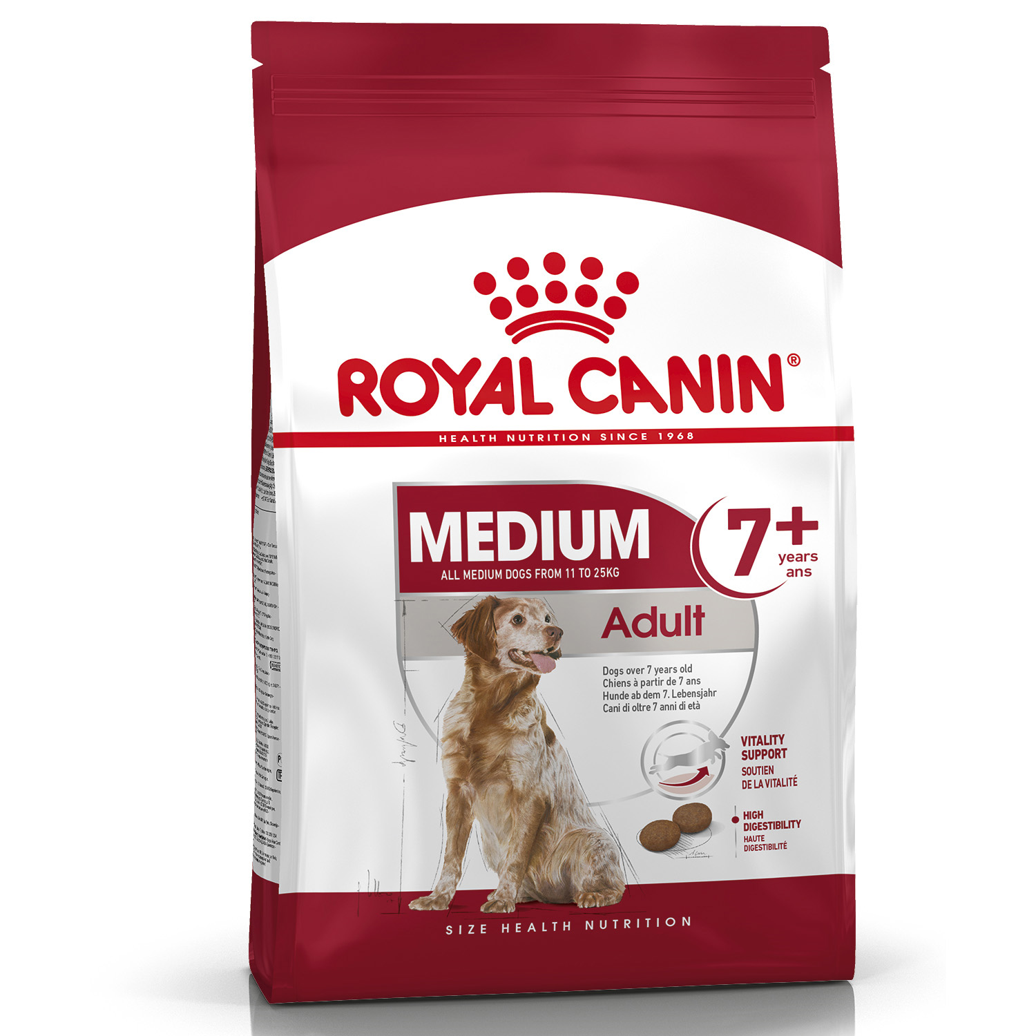 Корм для собак ROYAL CANIN Medium Adult 7+ средних пород 15кг - фото 2