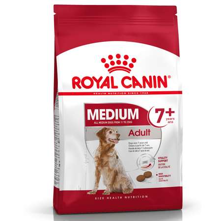 Корм для собак ROYAL CANIN Medium Adult 7+ средних пород 15кг
