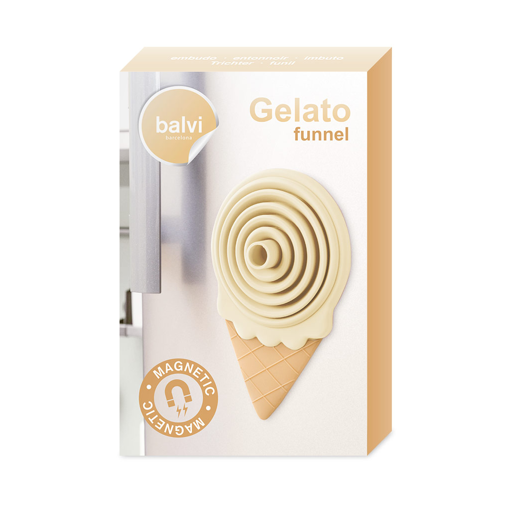 Воронка для бутылки Balvi Gelato ваниль магнитная - фото 5