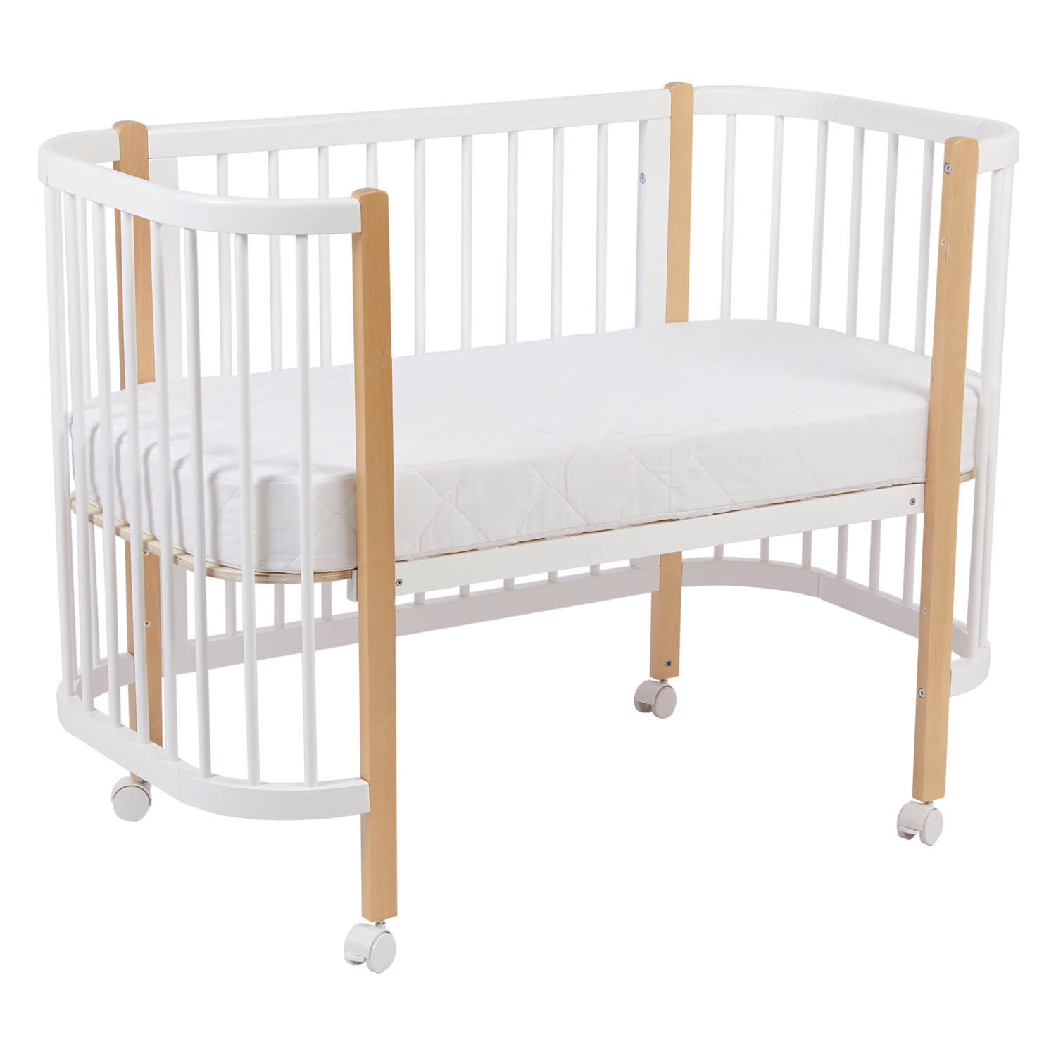 Кровать детская Polini kids Simple 350 Белый-Натуральный - фото 20