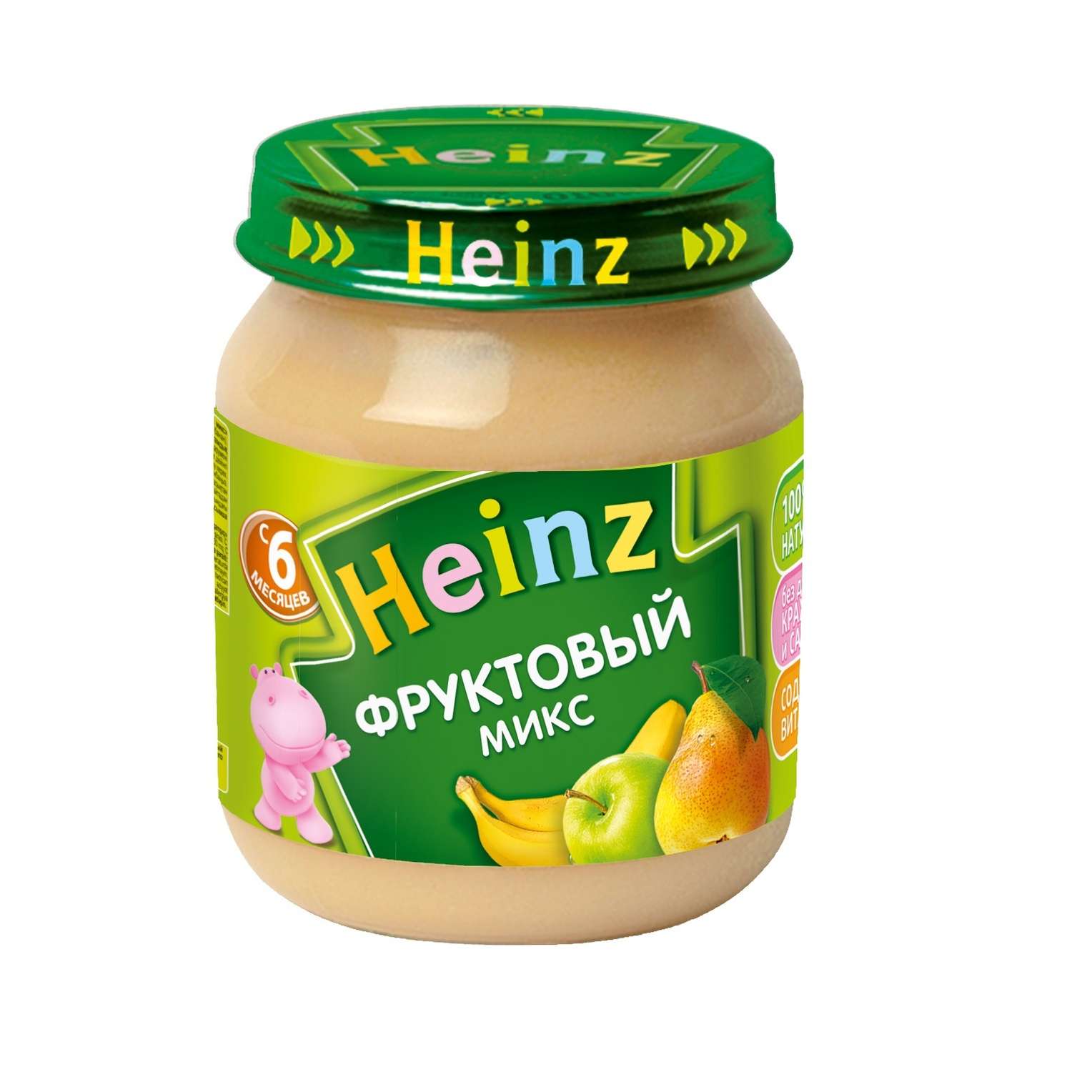 Пюре Heinz фруктовый микс 120г с 6месяцев - фото 1