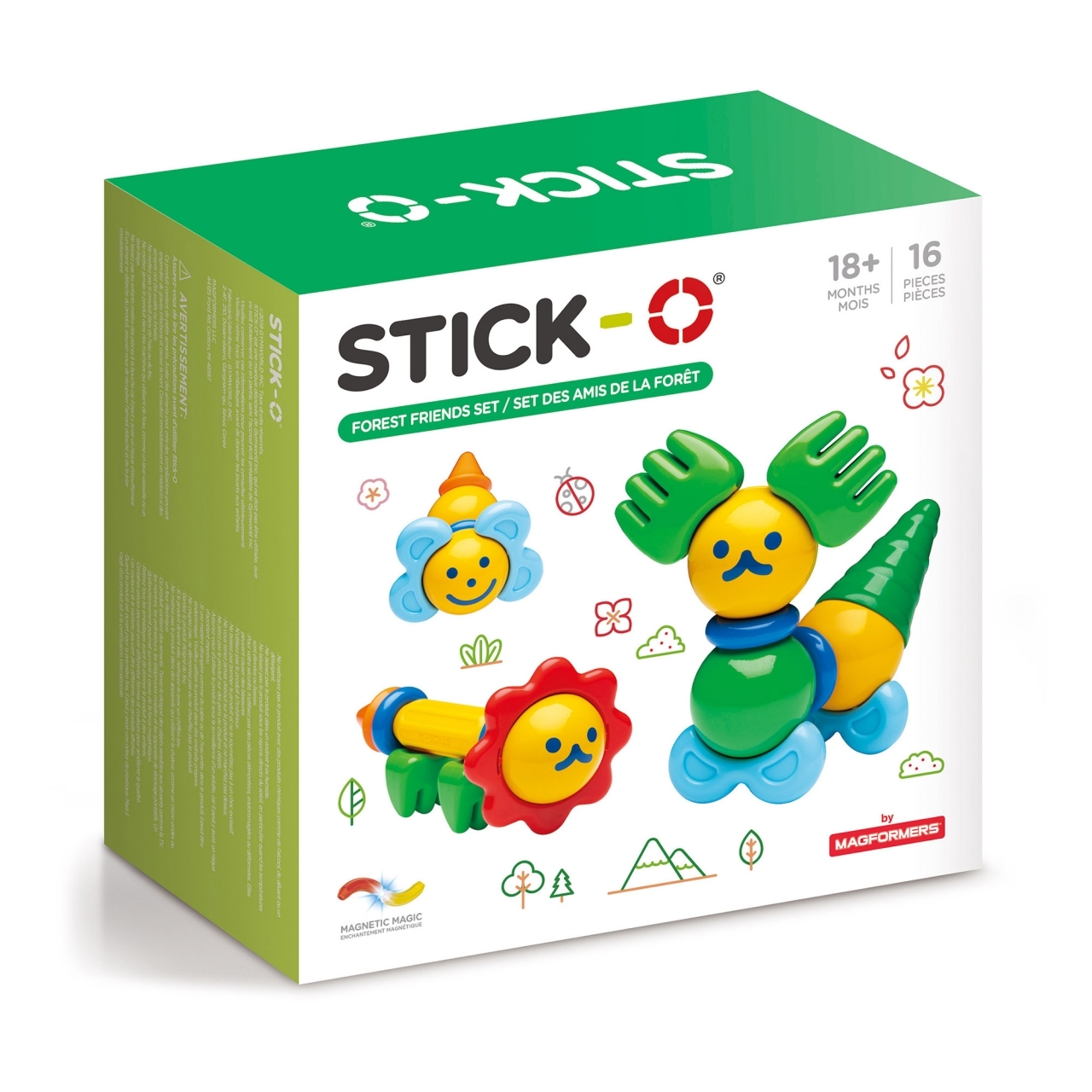 Конструктор STICK-O Forest Friends Set 16 деталей - фото 1