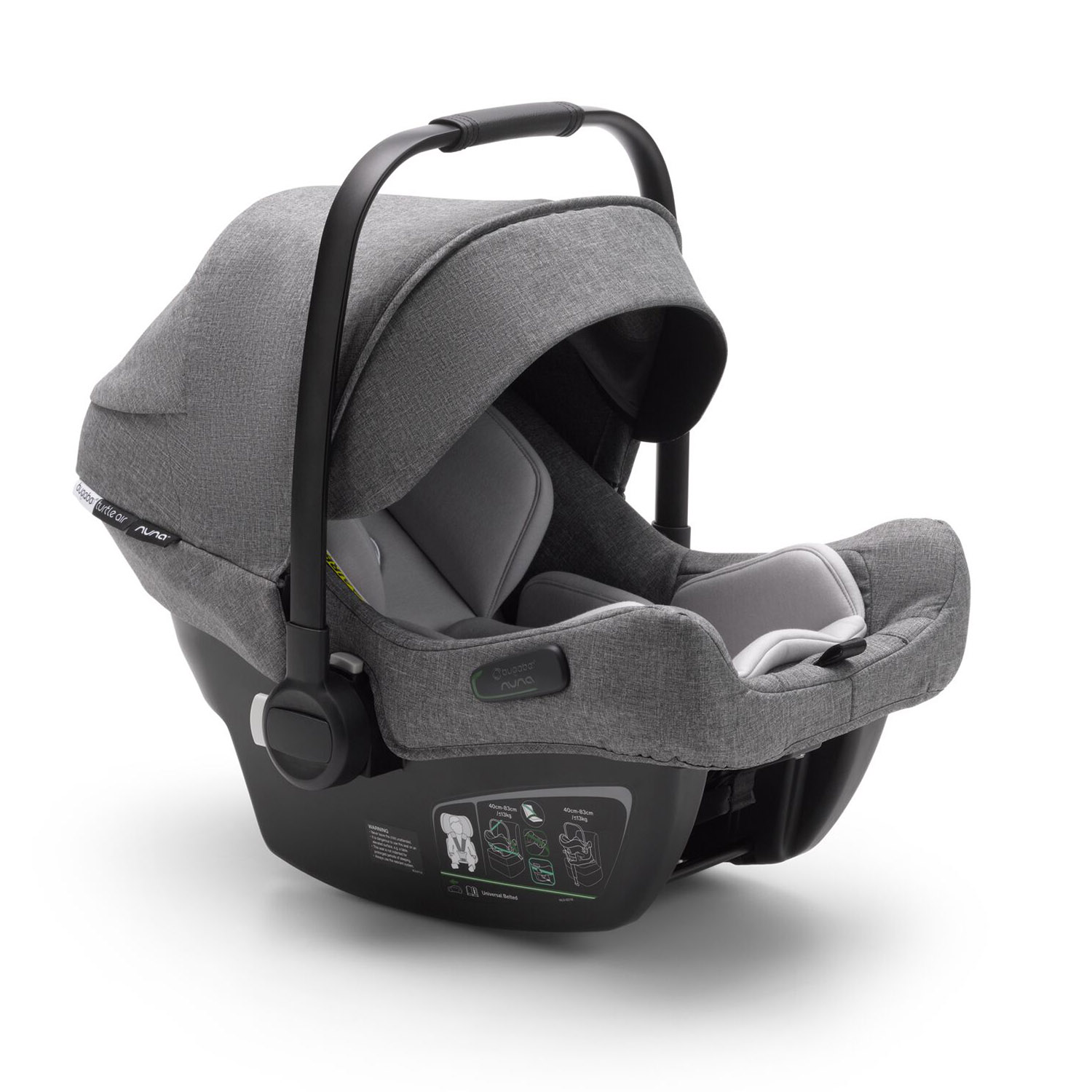 Автокресло Bugaboo Turtle Air by Nuna car seat Grey Melange 80801GR01 - фото 1