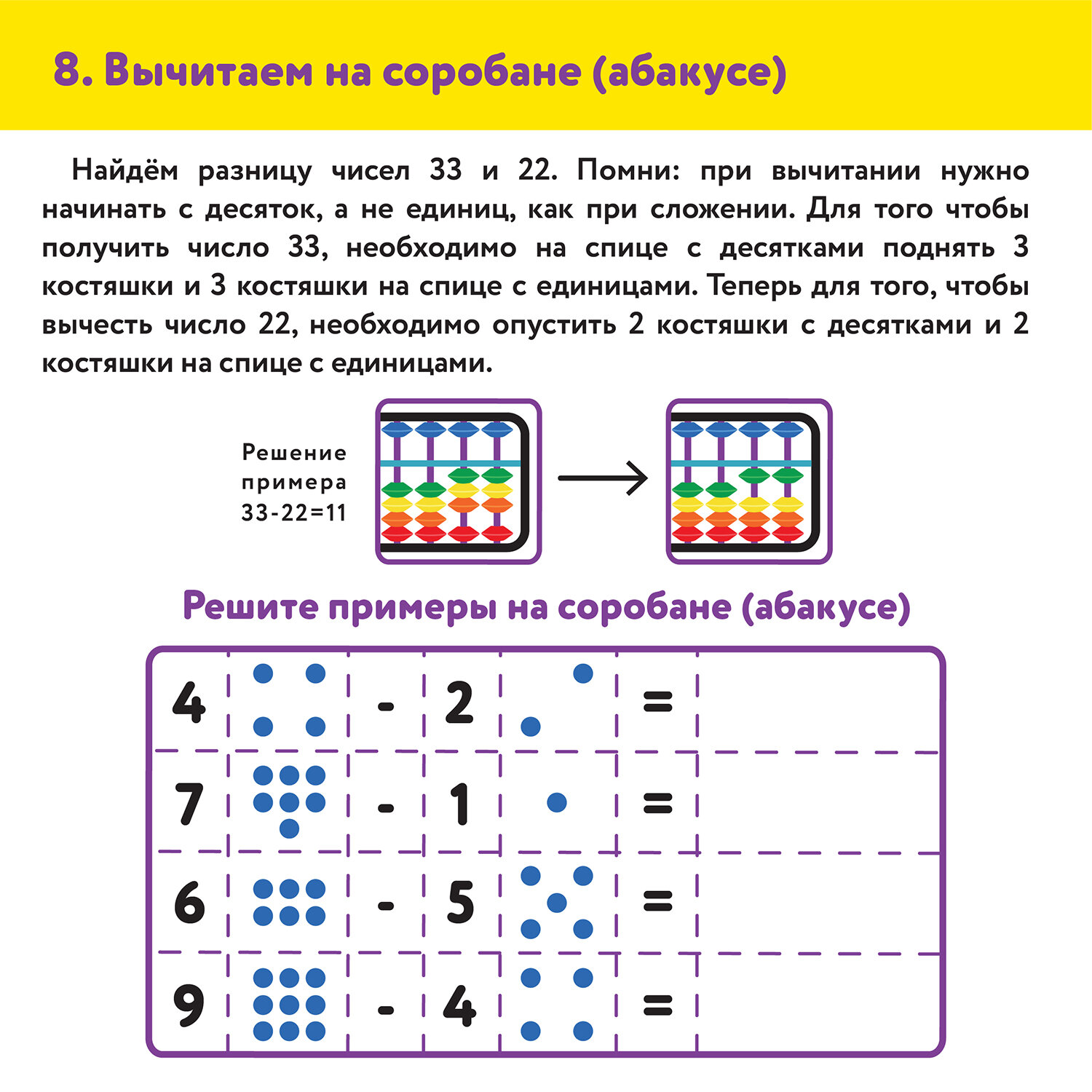 Счеты детские Юнландия Абакус школьные Ментальная арифметика 13 разрядов - фото 11