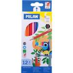 Цветные карандаши MILAN 211 12 цветов