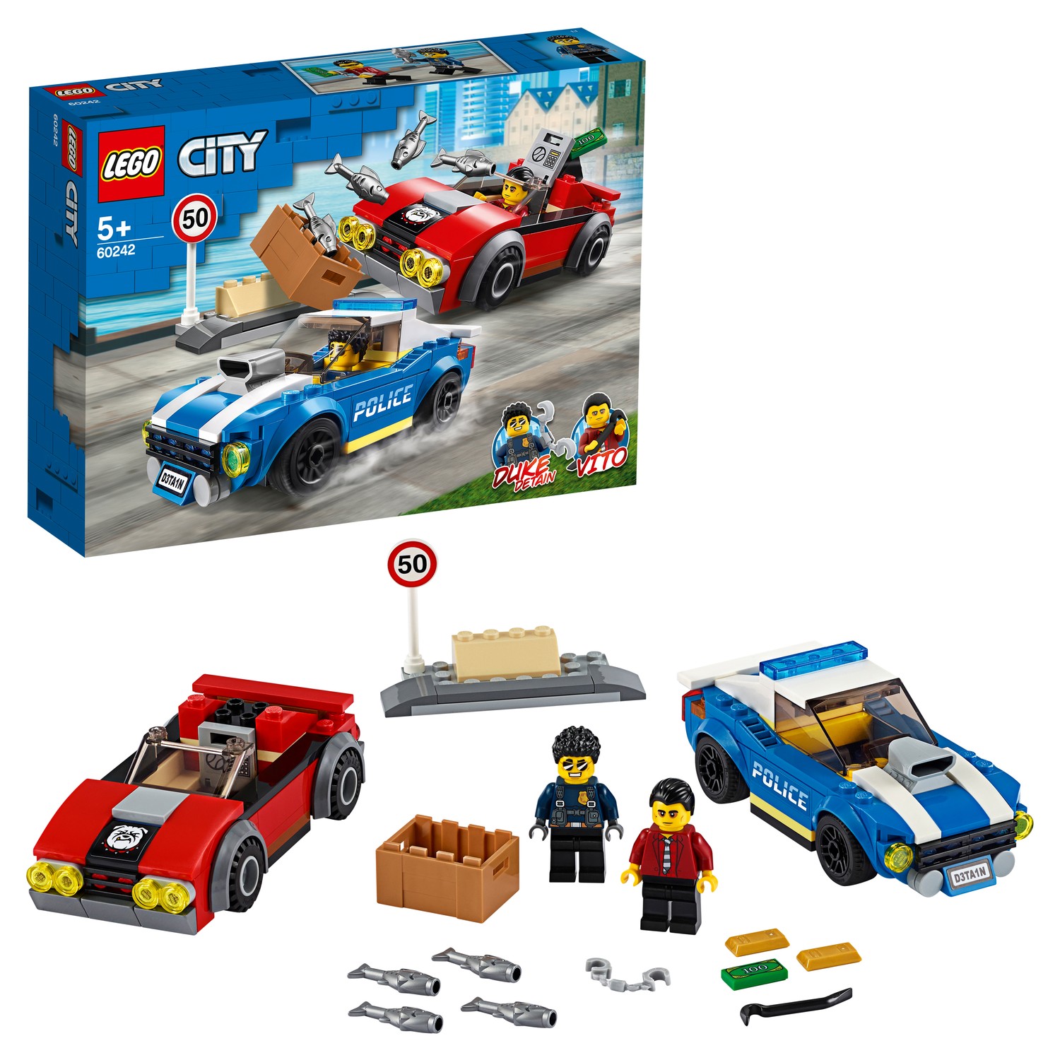 Конструктор LEGO City Police Арест на шоссе 60242