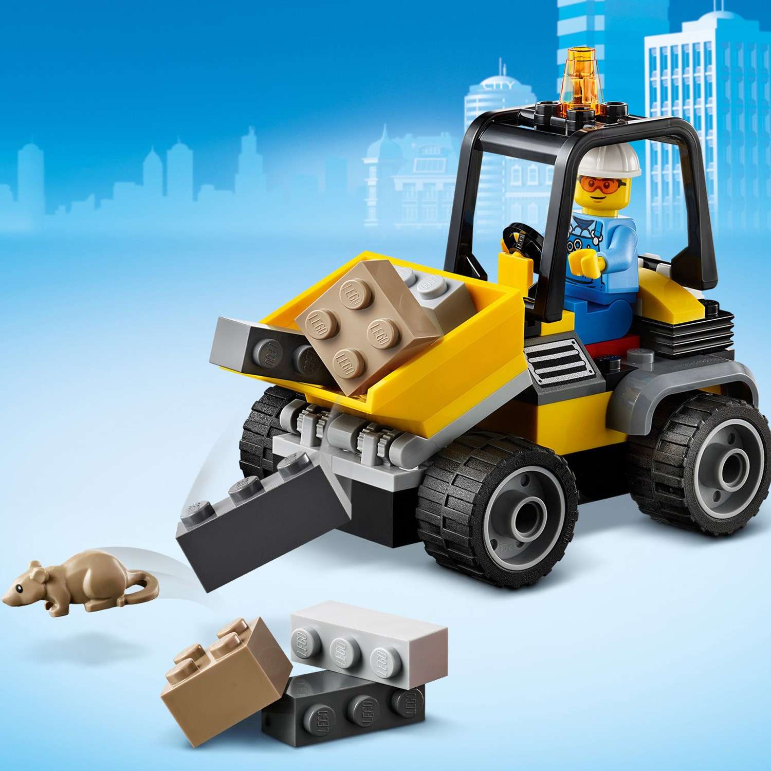 Конструктор LEGO City Great Vehicles Автомобиль для дорожных работ 60284 - фото 9