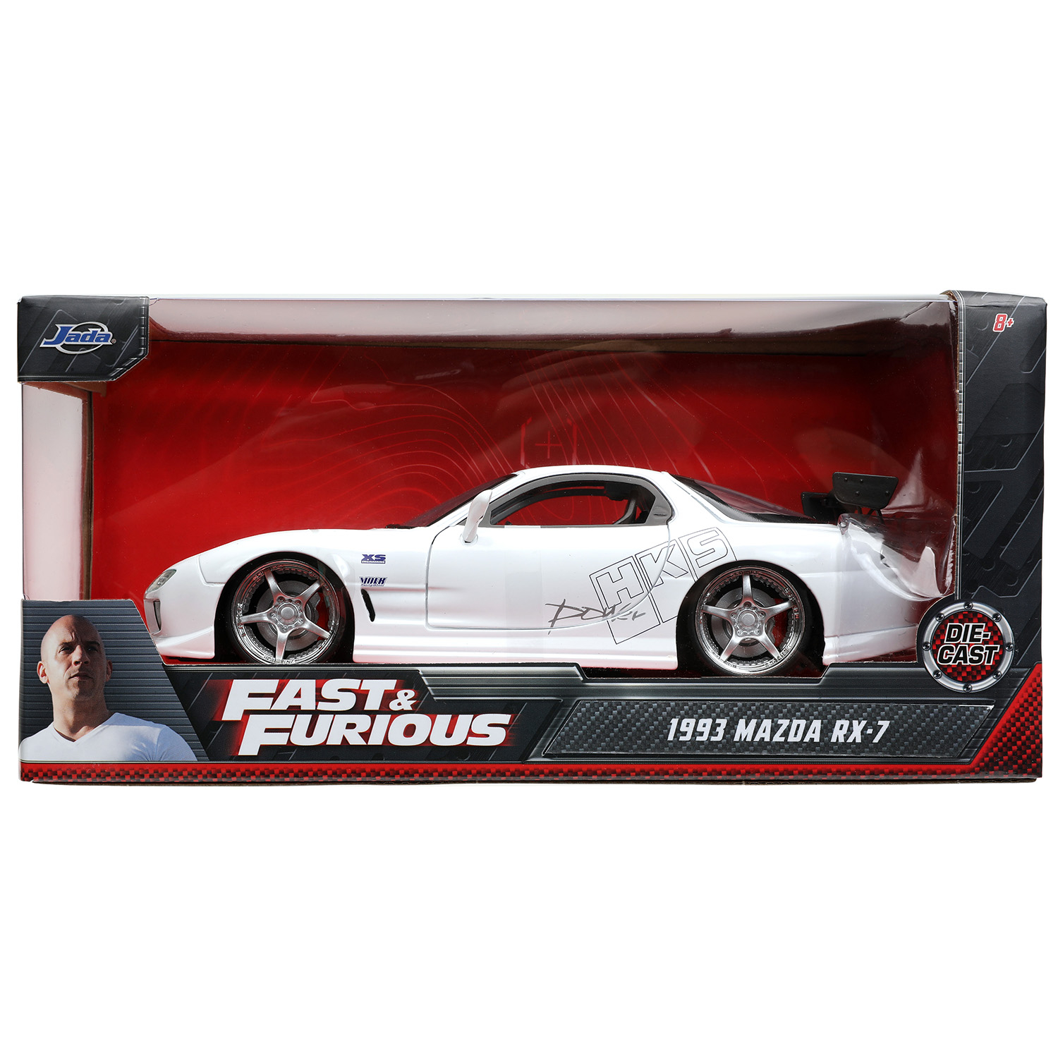 Автомобиль Jada Mazda RX7 FD3S Wide Body 1:24 ТоуR120 - фото 2