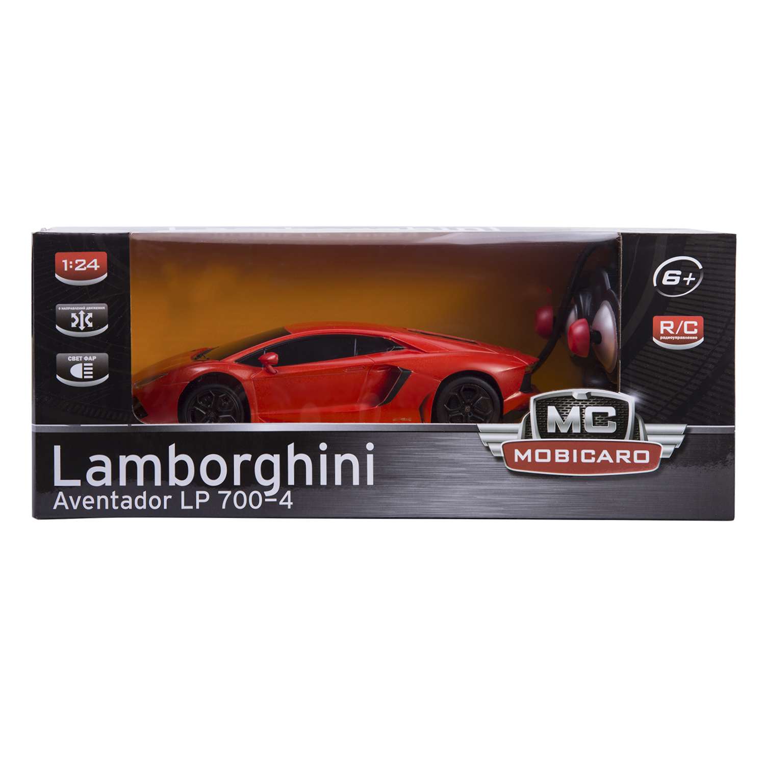 Машина Mobicaro РУ Lamborghini LP700 Оранжевая - фото 3