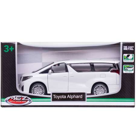 Автомобиль Abtoys Toyota MSZ 1:43 белый