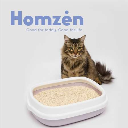 Наполнитель для кошачьего туалета Homzen Tofu Классик комкующийся 6л