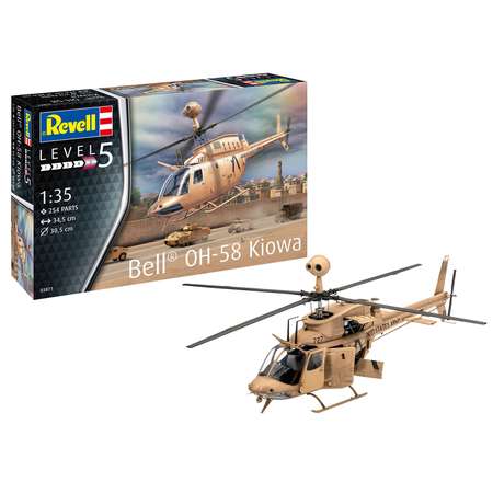 Сборная модель Revell Американский лёгкий вертолёт OH-58 Kiowa