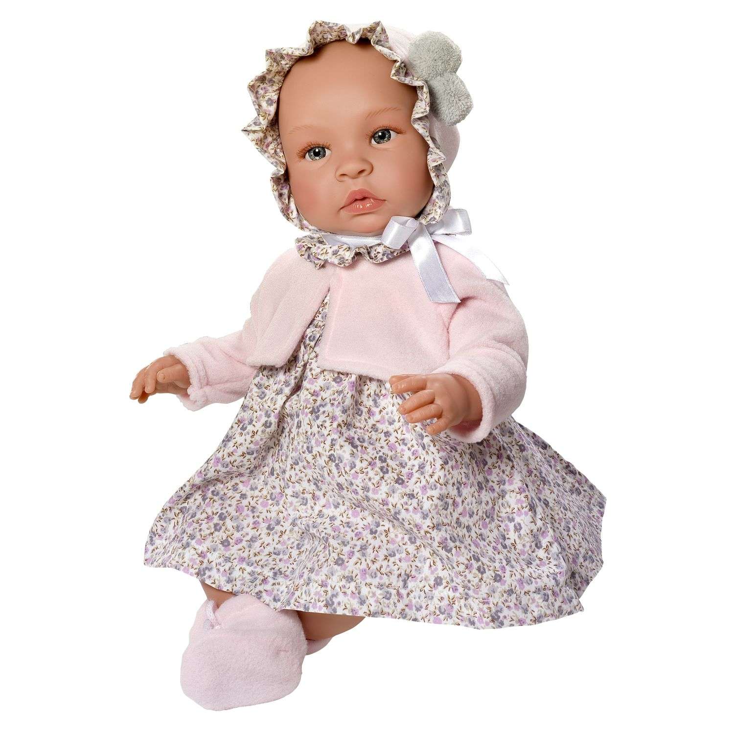 Кукла ASI Лео в цветочном платье 183470 183470 - фото 1