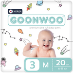 Подгузники-трусики GOONWOO размер 3 M 6-11 кг 20 шт