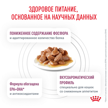 Корм для кошек ROYAL CANIN renal с рыбой 85г пауч