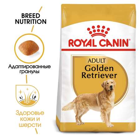 Корм для собак ROYAL CANIN Golden Retriever породы золотистый ретривер 12кг