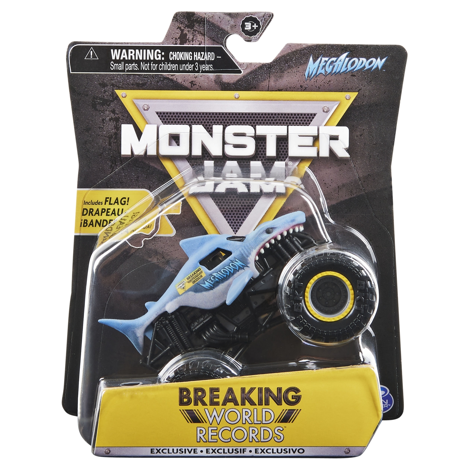 Машинка Monster Jam 1:64 Мировые рекорды Megalodon 6061536/20133912 купить  по цене 659 ₽ в интернет-магазине Детский мир