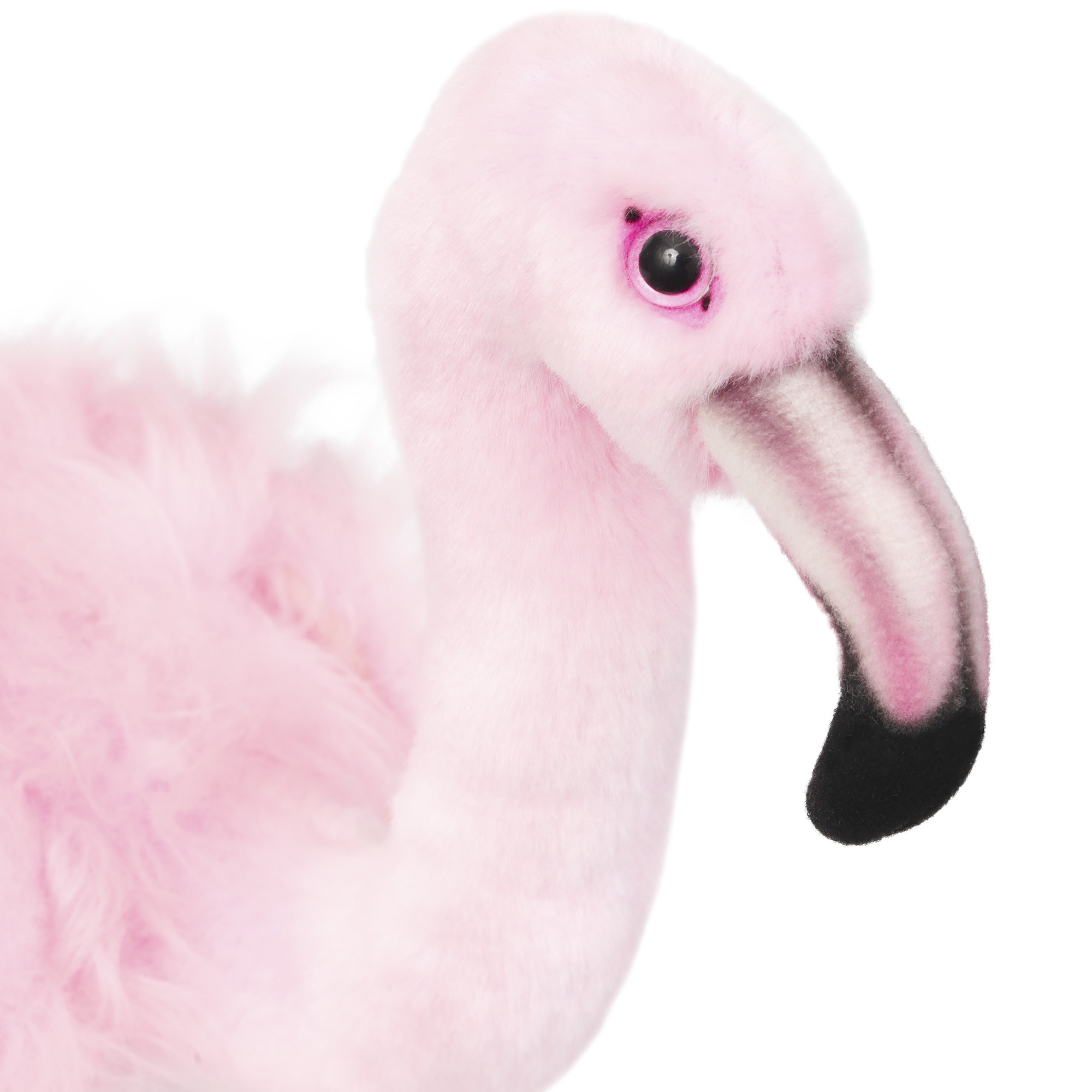Реалистичная мягкая игрушка HANSA Розовый фламинго 38 см - фото 3