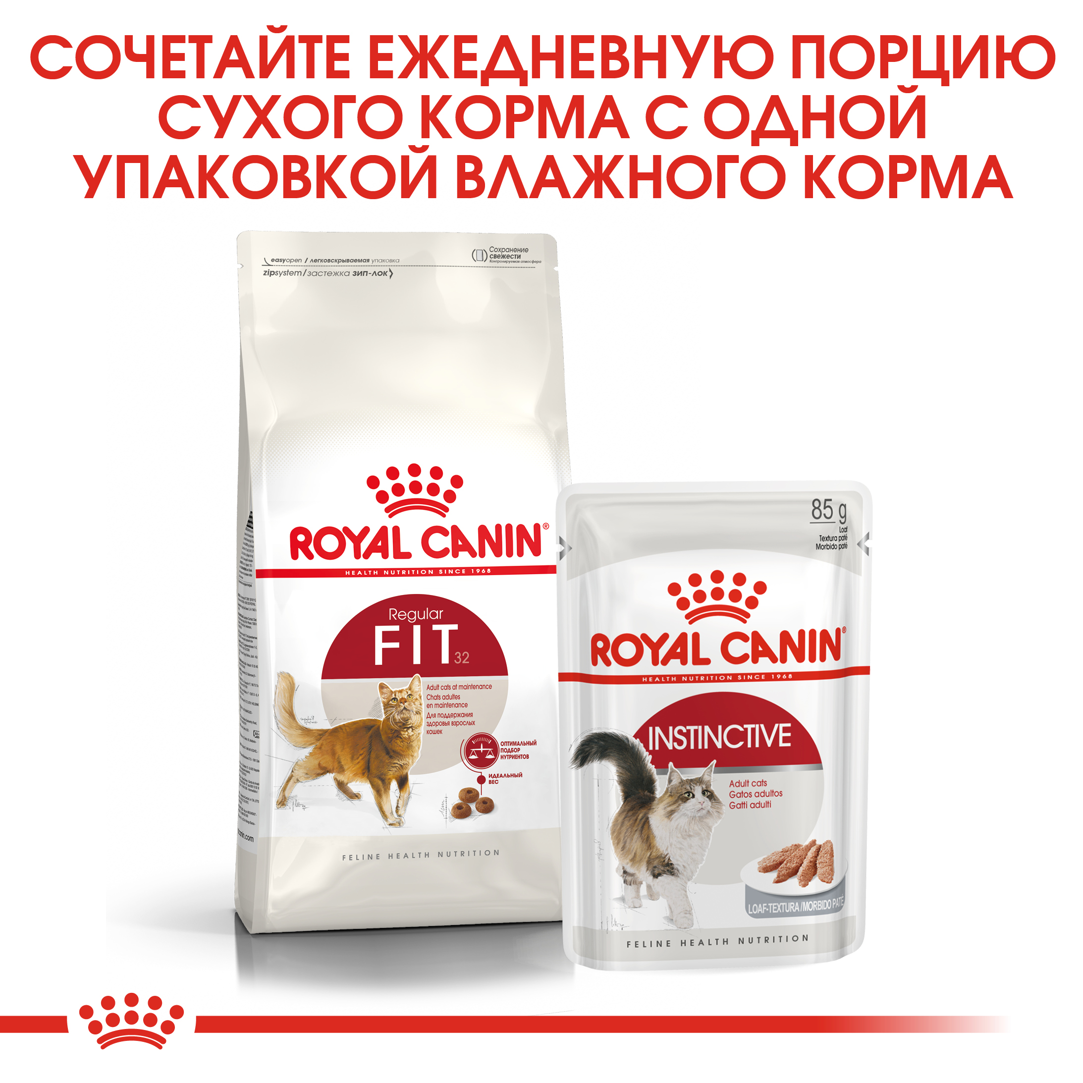 Сухой корм для кошек ROYAL CANIN 0.2 кг (для активных, полнорационный) - фото 8