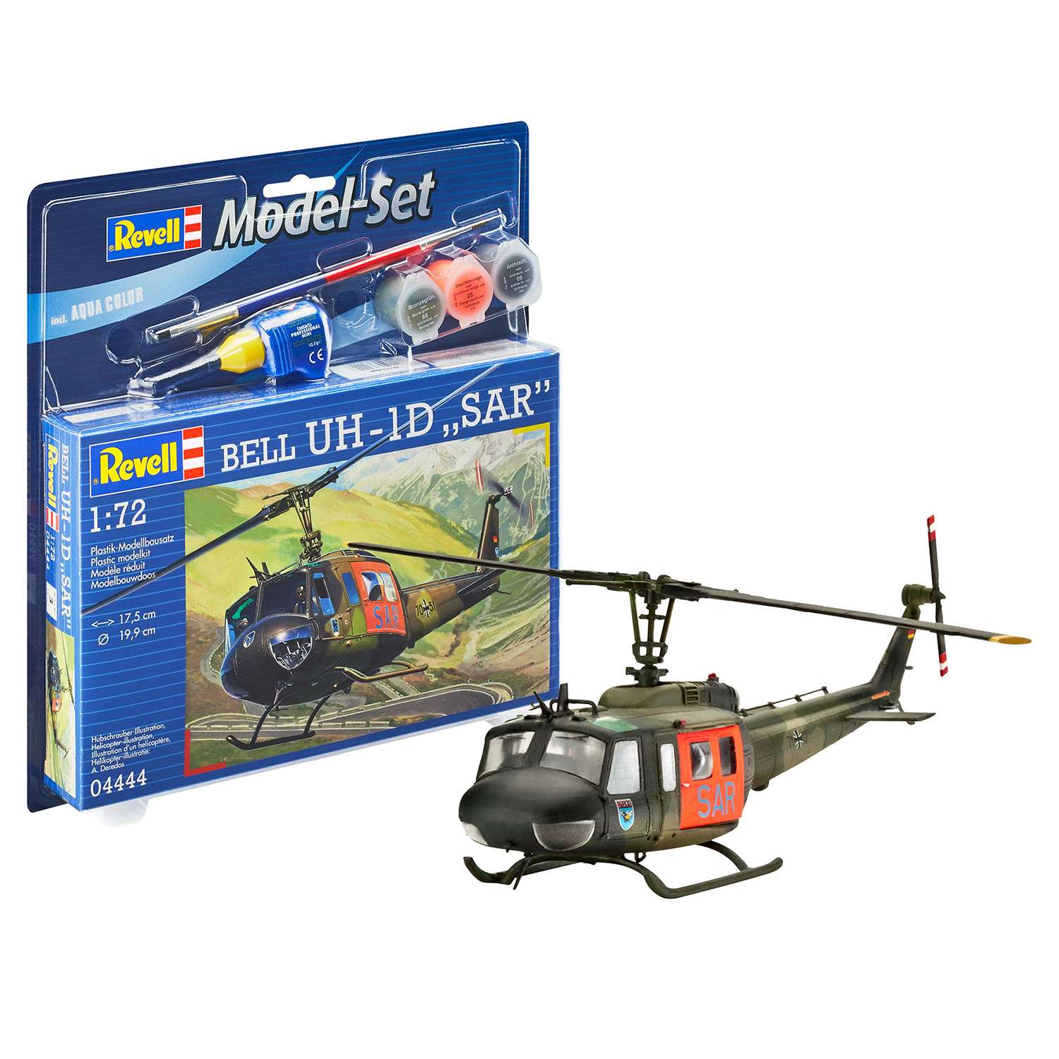 Сборная модель Revell Вертолет Bell UH-1D SAR 64444 - фото 1