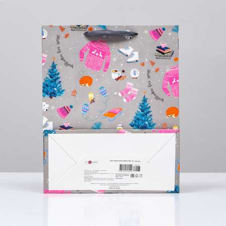 Пакет Sima-Land подарочный «Праздник в розовом» 26×32×12 см