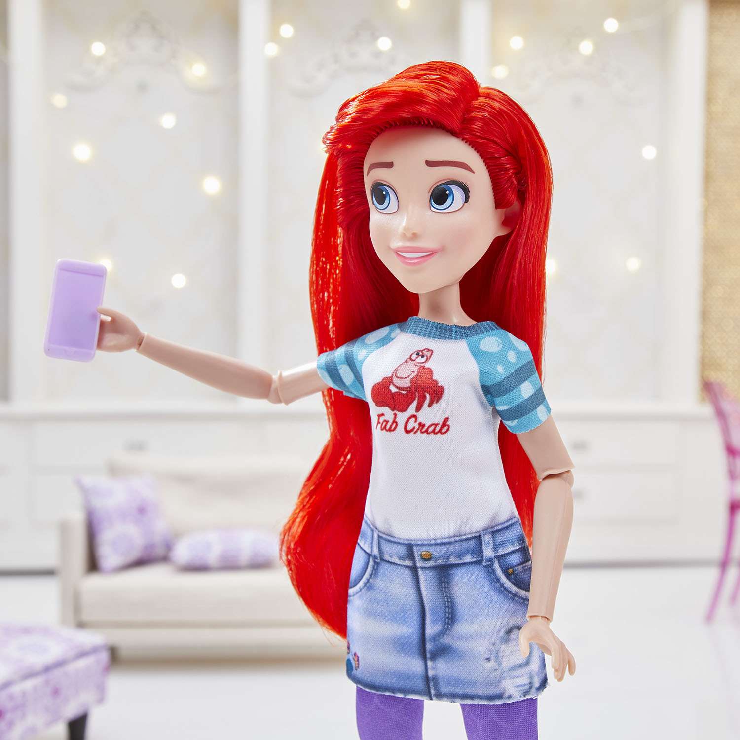 Кукла Disney Princess Hasbro Комфи Ариэль E9160ES0 E9160ES0 - фото 3