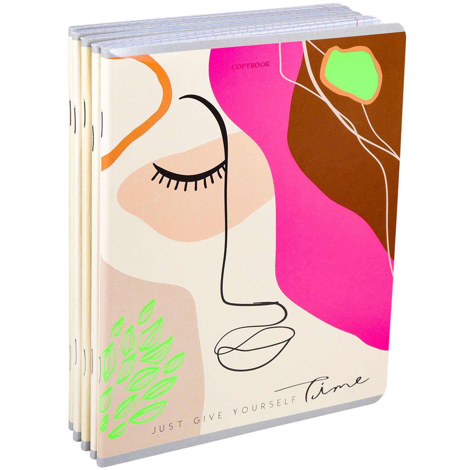 Тетрадь общая Collezione Красота минимализма клетка 48 листов в спайке 5 штук - фото 9