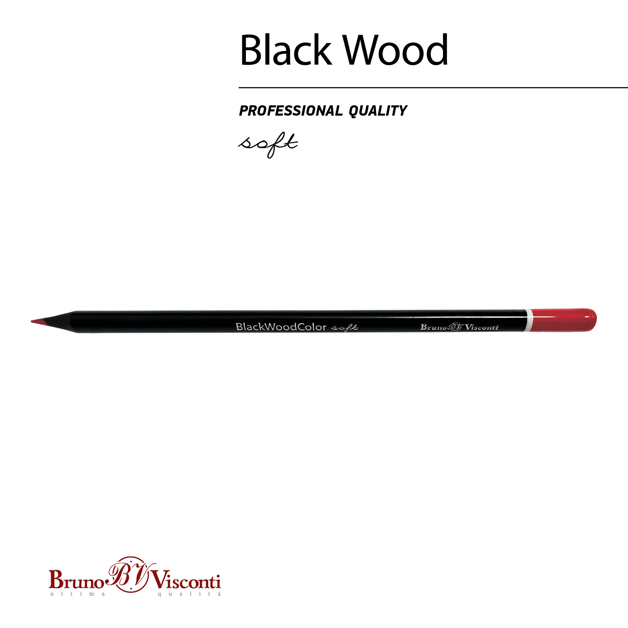 Карандаши цветные Bruno Visconti BlackWoodColor 18 цветов пластиковые - фото 4