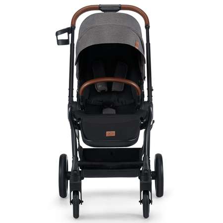 Коляска 2 в 1 Kinderkraft Evolution Cocoon Platinum grey