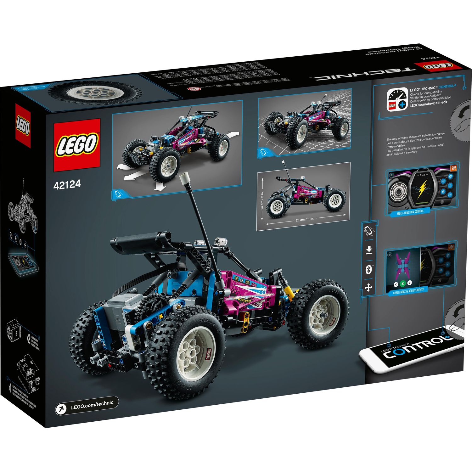 Конструктор LEGO Technic Off-Road Buggy 42124 - фото 8