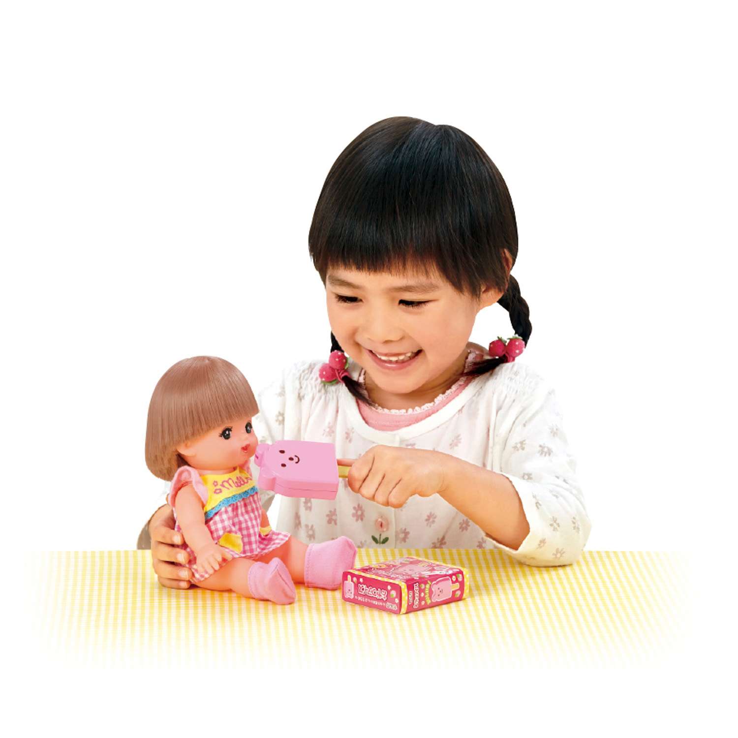 Аксессуар для куклы Kawaii Mell Волшебное мороженое для куклы Мелл 10Х65Х15 см эффект исчезающей еды - фото 2