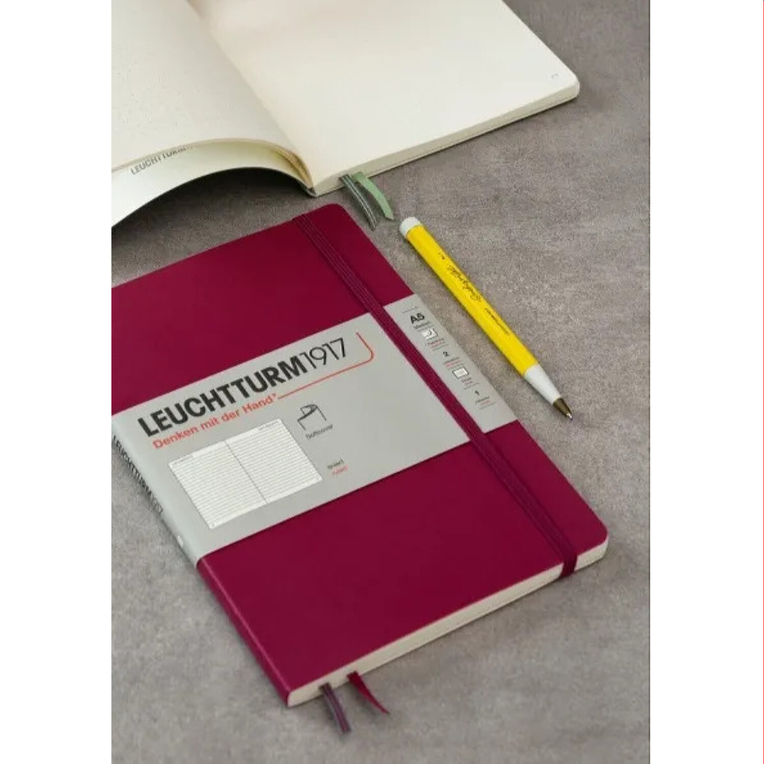 Блокнот Leuchtturm1917 Classic A5 80гм2 123 стр нелинованный мягкая обложка цвет пудровый - фото 3