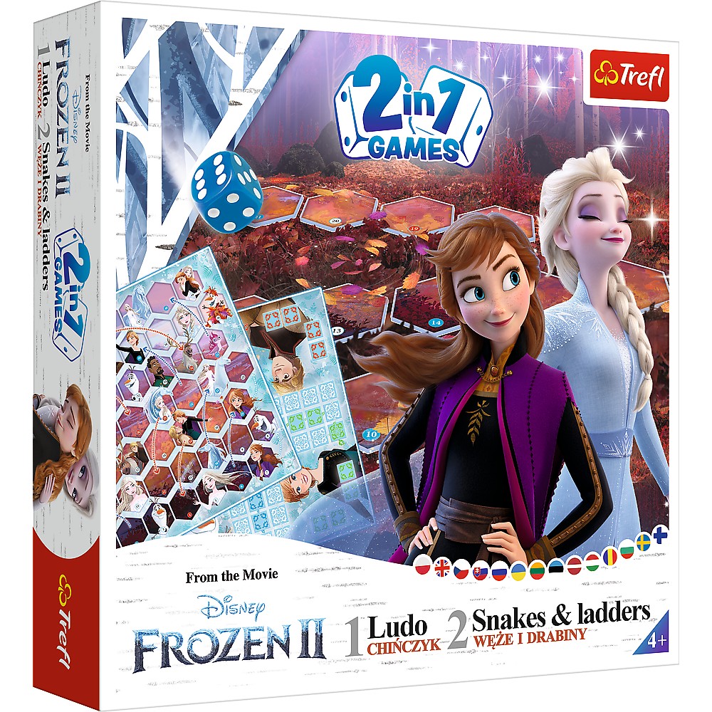 Игра настольная Trefl Змеи и лестницы Frozen 2 купить по цене 1551 ₽ в  интернет-магазине Детский мир