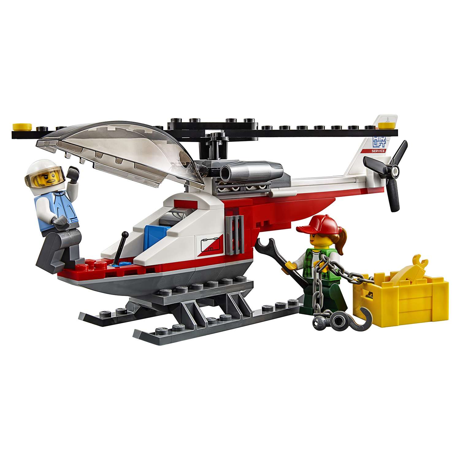 Конструктор LEGO Перевозчик вертолета City Great Vehicles (60183) - фото 9