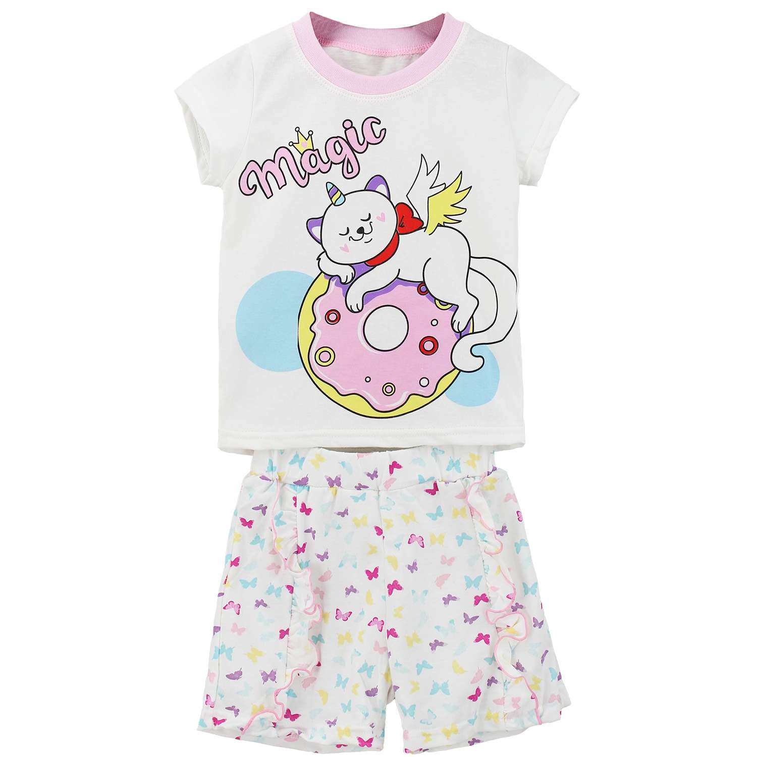 Пижама Babycollection 00-00028345 молочный розовый - фото 1
