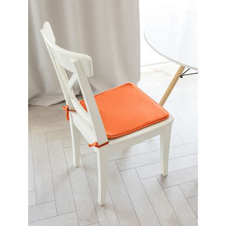 Подушка на стул DeNASTIA с эффектом памяти 40x35x38 см оранжевый P111150