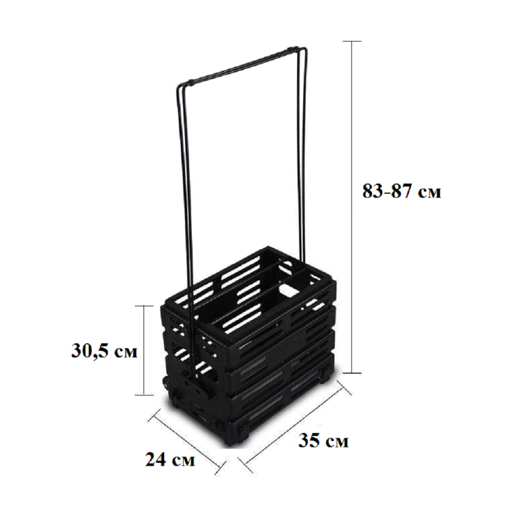 Корзина для теннисных мячей NEVZOROV Team черный детские игры - фото 6