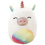 Игрушка мягкая Squishmallows сквиш антистресс Белый единорог София