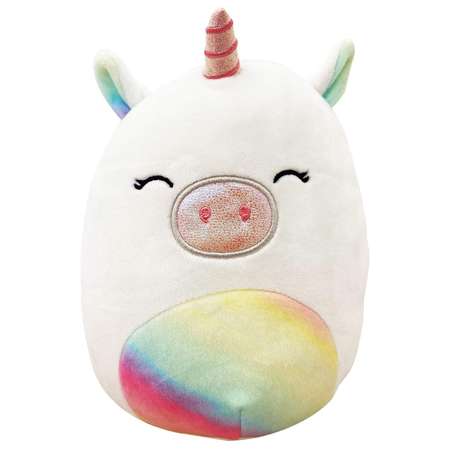 Игрушка мягкая Squishmallows сквиш антистресс Белый единорог София