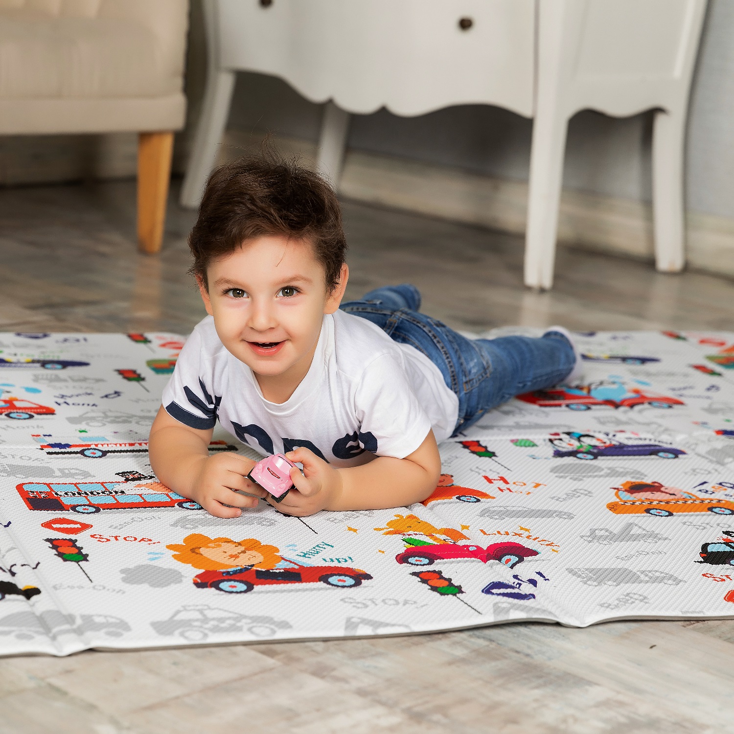 Коврик для ползания Mambobaby Transport - фото 4