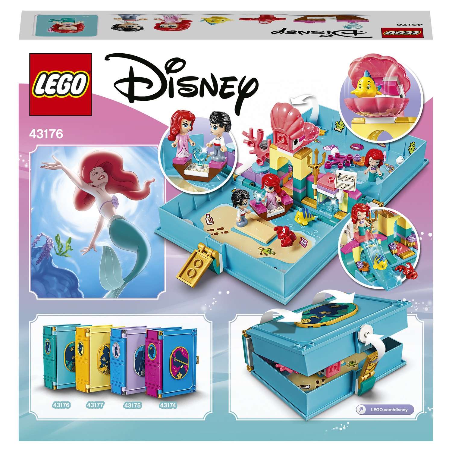 Конструктор LEGO Disney Princess Книга приключений Ариэль 43176 - фото 3