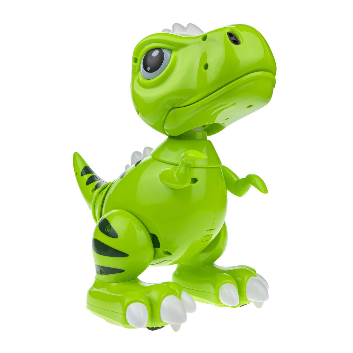 Интерактивная игрушка Robo Pets Динозавр Т-РЕКС зеленый на РУ со световыми звуковыми и эффектами движения - фото 8