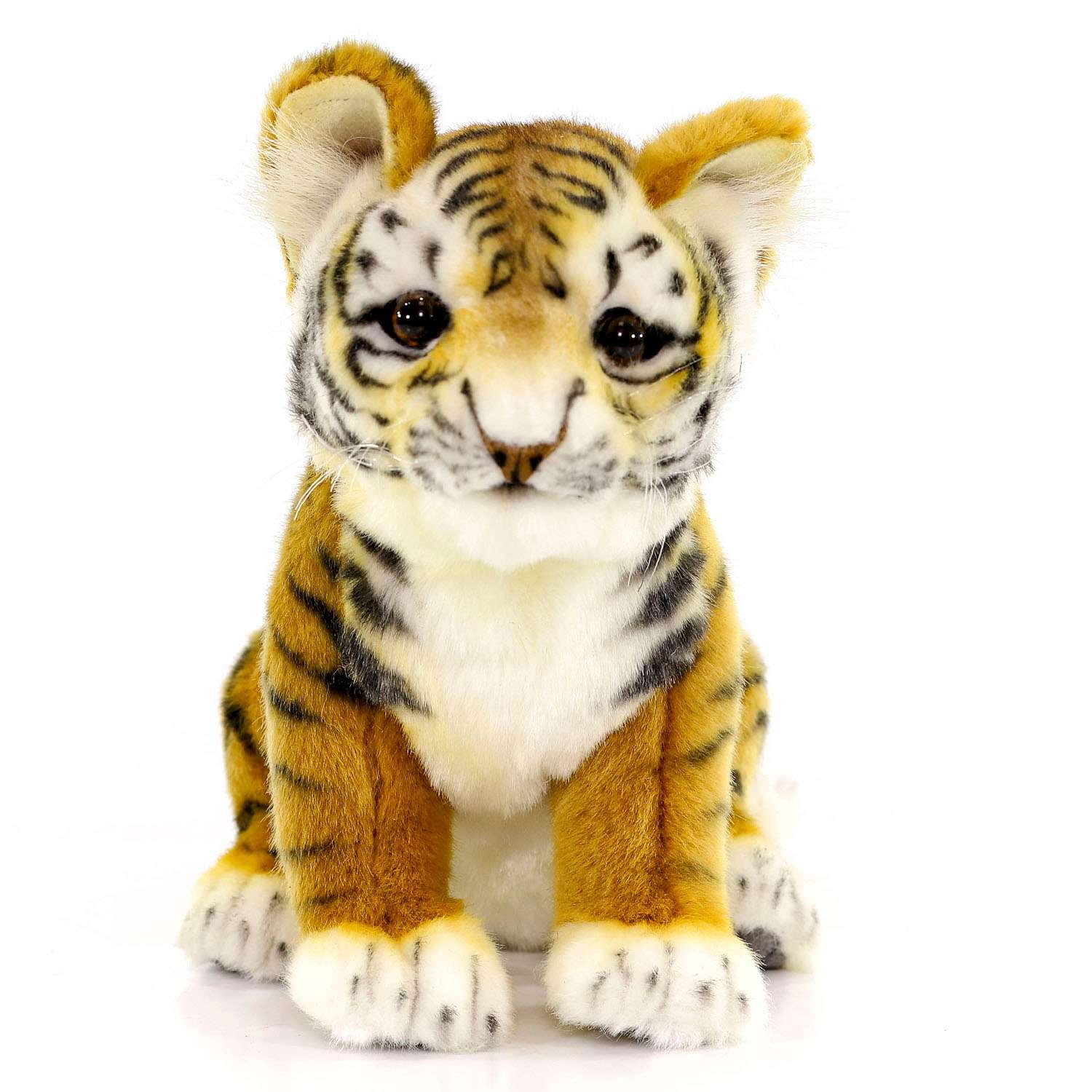 Реалистичная мягкая игрушка HANSA Тигр амурский детёныш 26 см - фото 3