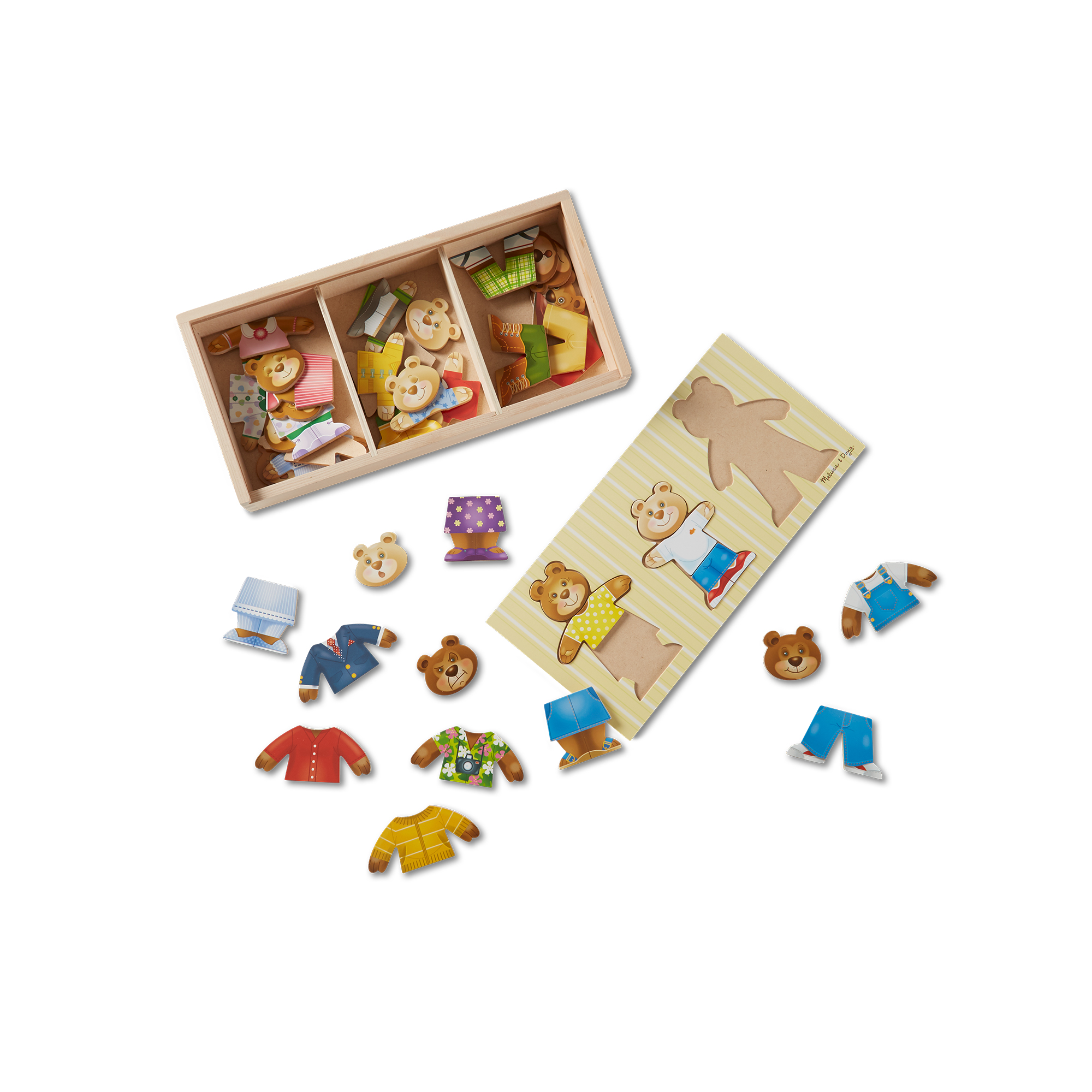 Игровой набор Melissa and Doug Переодень семью мишек - фото 6