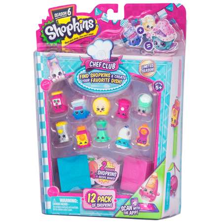 Набор фигурок Shopkins 12шт в непрозрачной упаковке (Сюрприз)