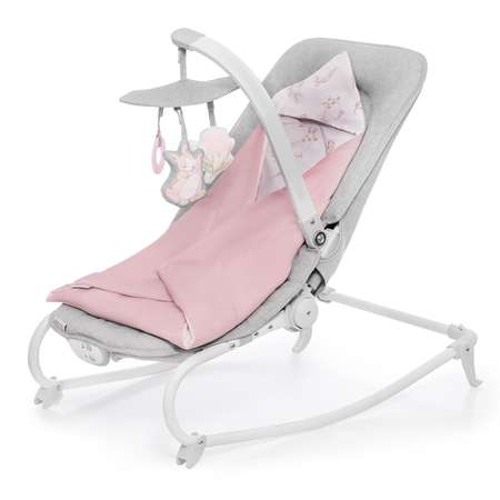 Шезлонг детский Kinderkraft Felio Peony Rose