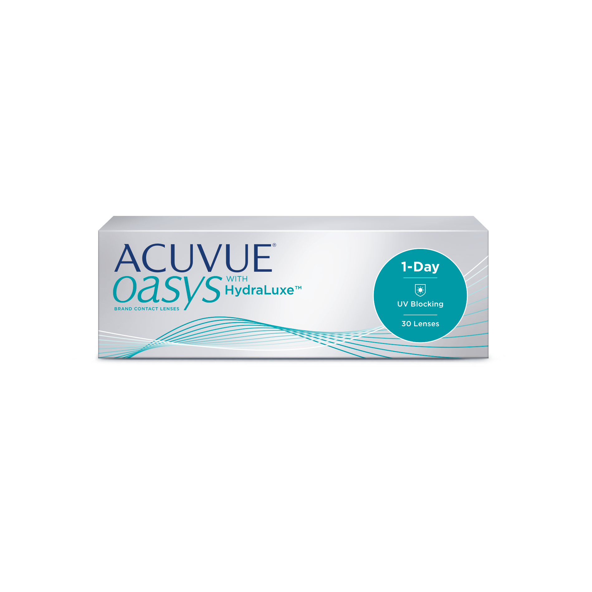 Контактные линзы Acuvue 1-day Oasys with Hydraluxe 30 pk R 9.0 D-8.00 - фото 1