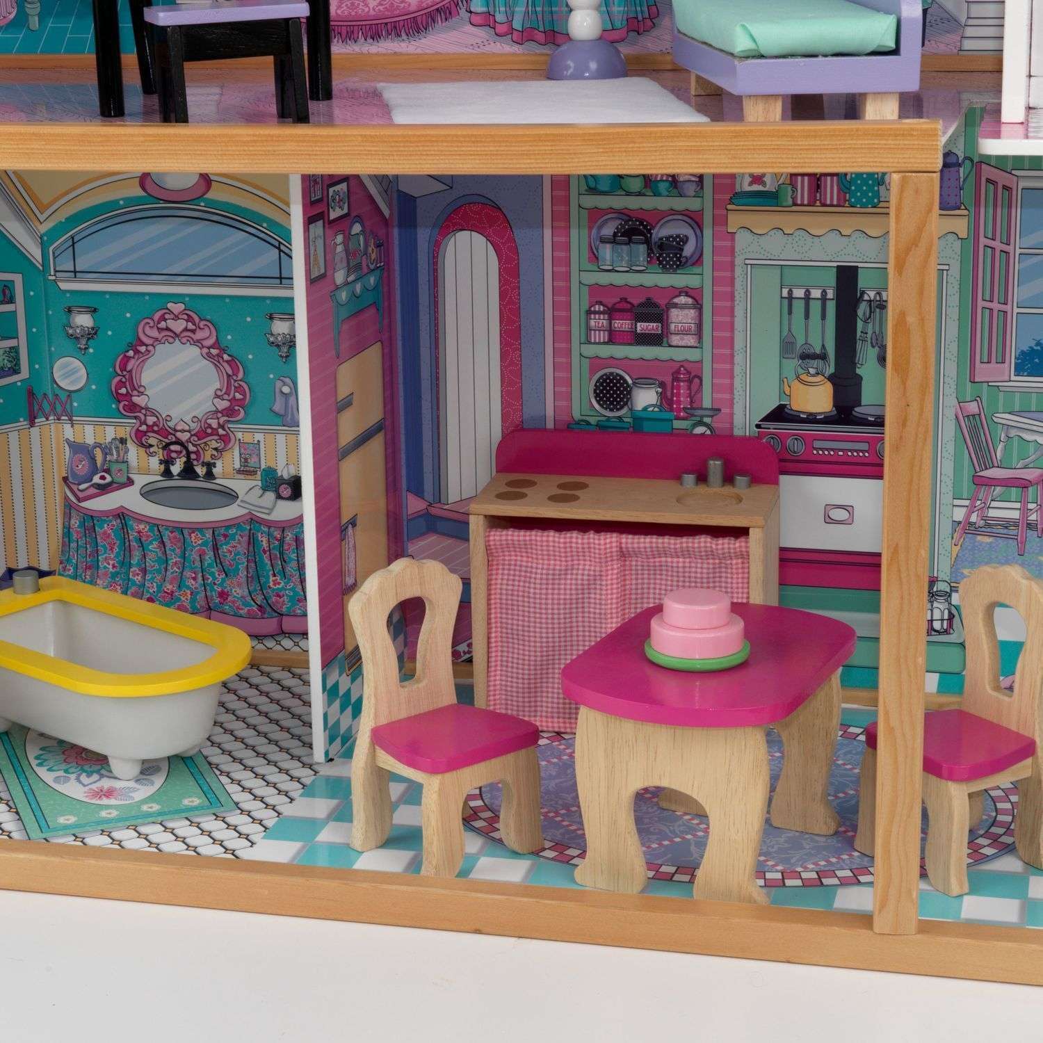 Кукольный домик KidKraft Аннабель с мебелью 17 предметов подарочный 65934_KE 65934_KE - фото 9