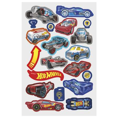 Наклейка декоративная Hot Wheels зефирная Суперкары 95*185 81555